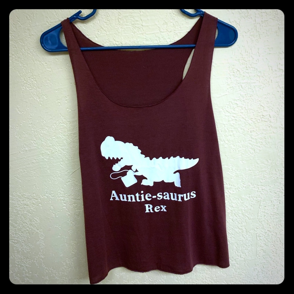 Marring auntie-saurus Rex tank